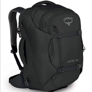 Osprey Porter 30 (Black & Castle Grey)